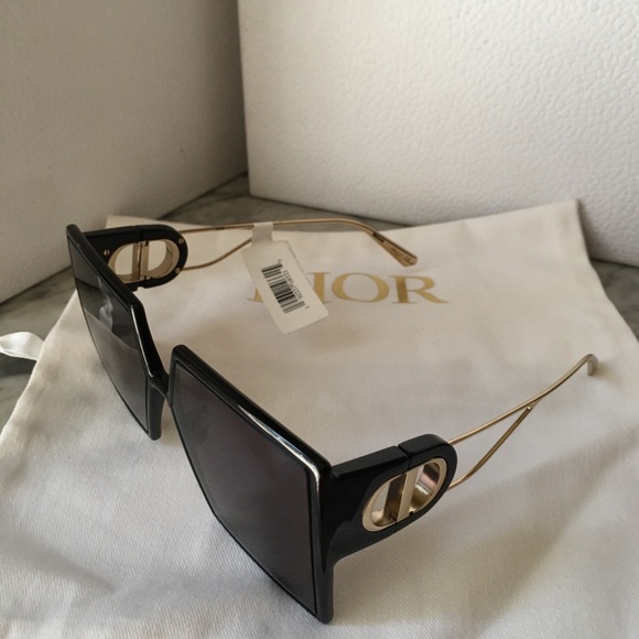 Dior 30 Montaigne Sunglass black/Gold - Picture 3 of 11